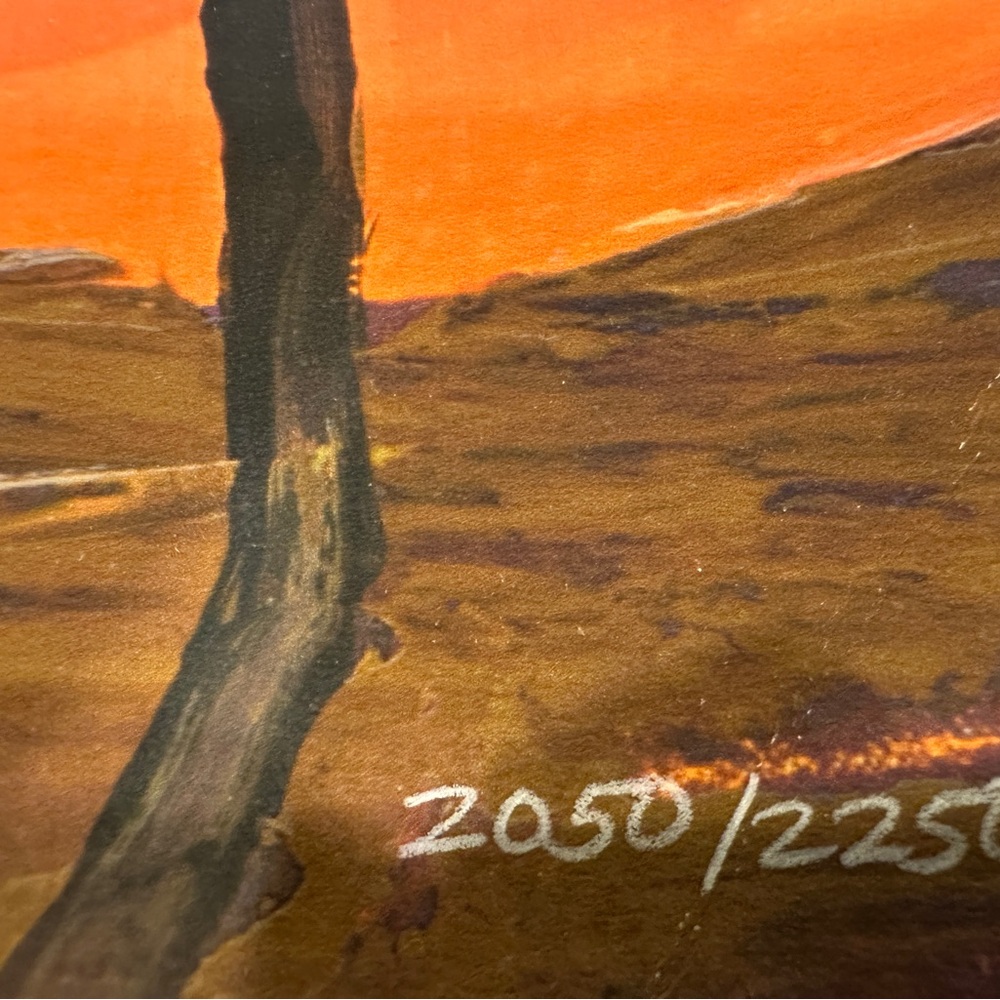 David Najar Horizon Of Gold Giclee Print Signed Art 2050/2250 Framed Tree - Picture 5 of 7